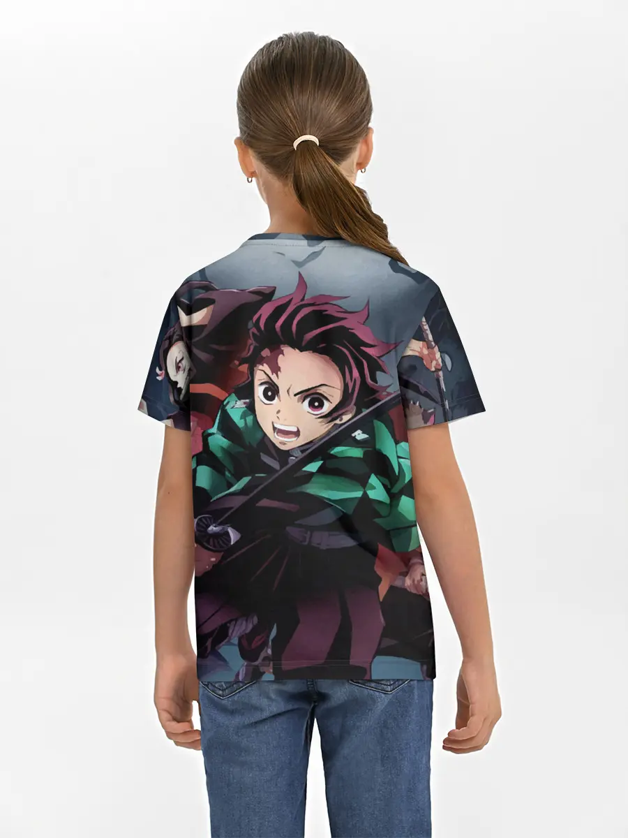 Детская базовая футболка / Клинок рассекающий демонов