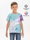 Детская базовая футболка / Цветная морская пена
