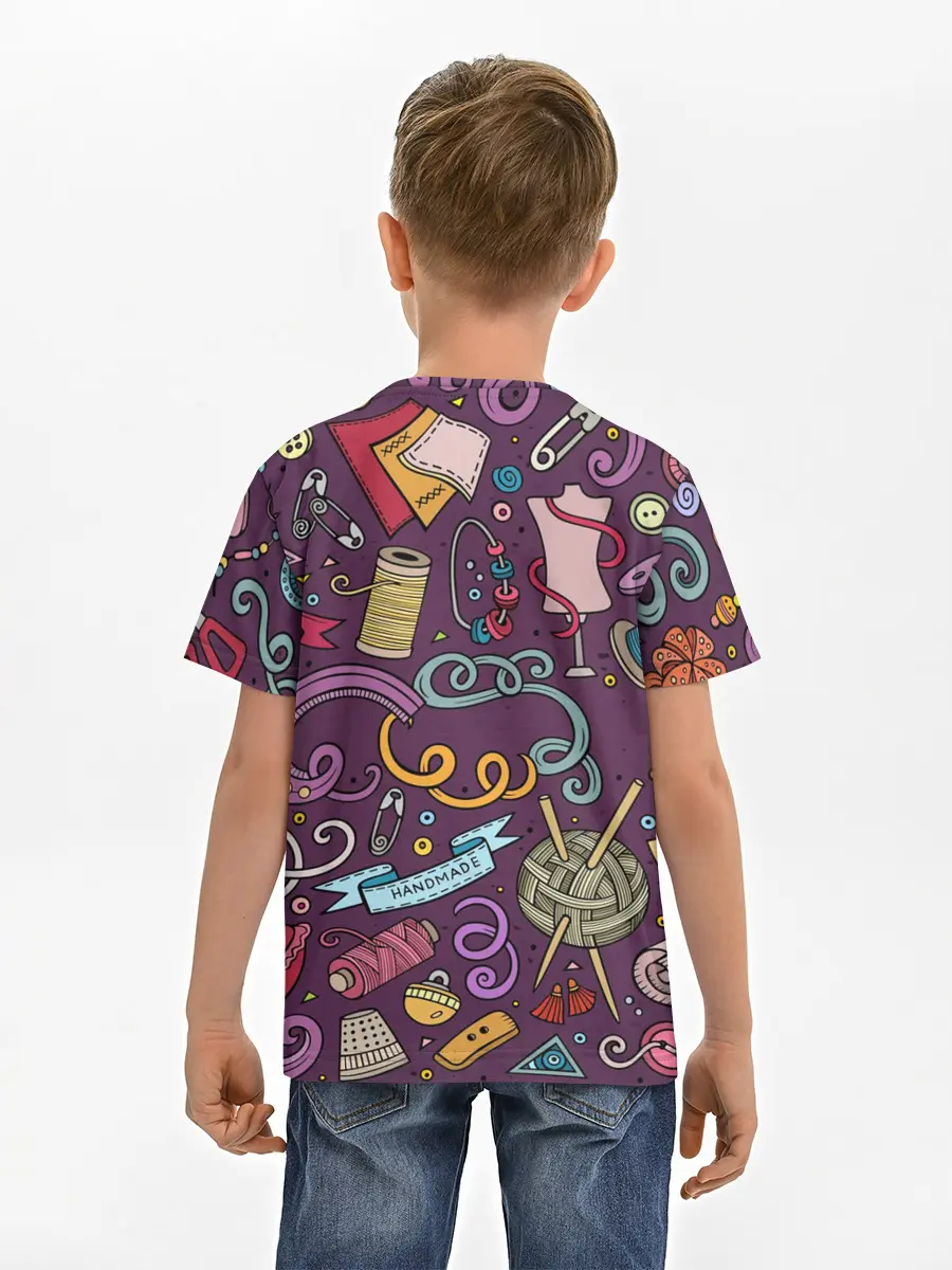 Детская базовая футболка / шитье