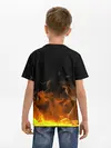 Детская базовая футболка / Секре Сваллотейл в огне Неро