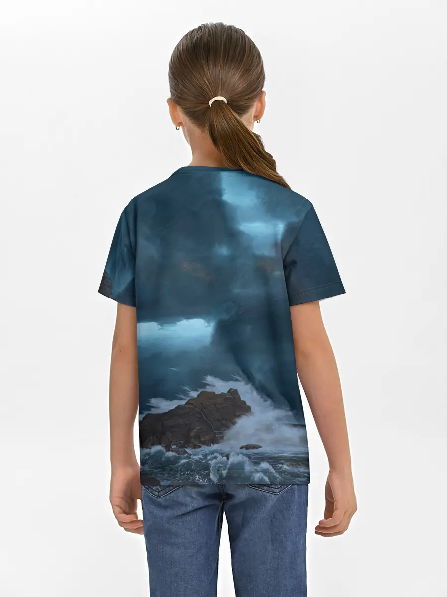 Детская базовая футболка / НОЧНОЙ МАЯК