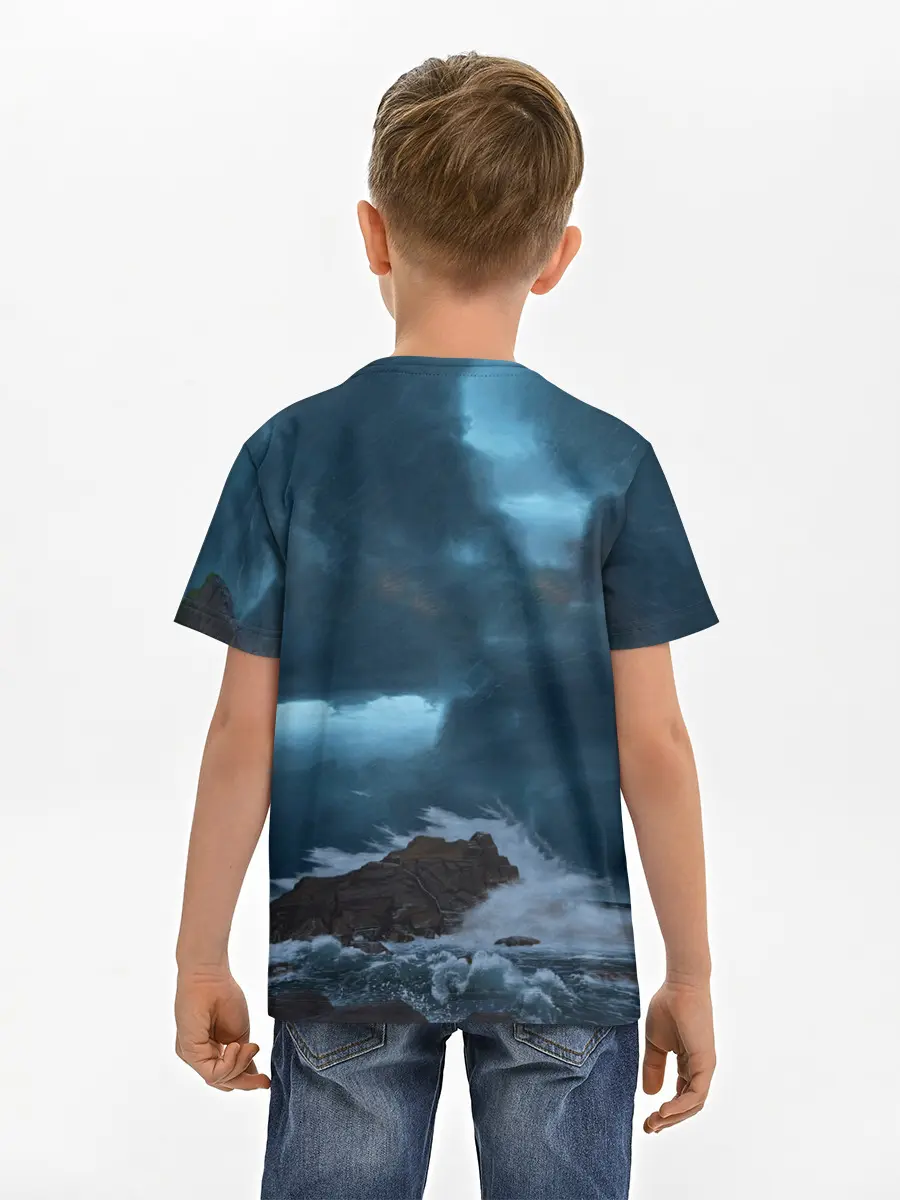 Детская базовая футболка / НОЧНОЙ МАЯК