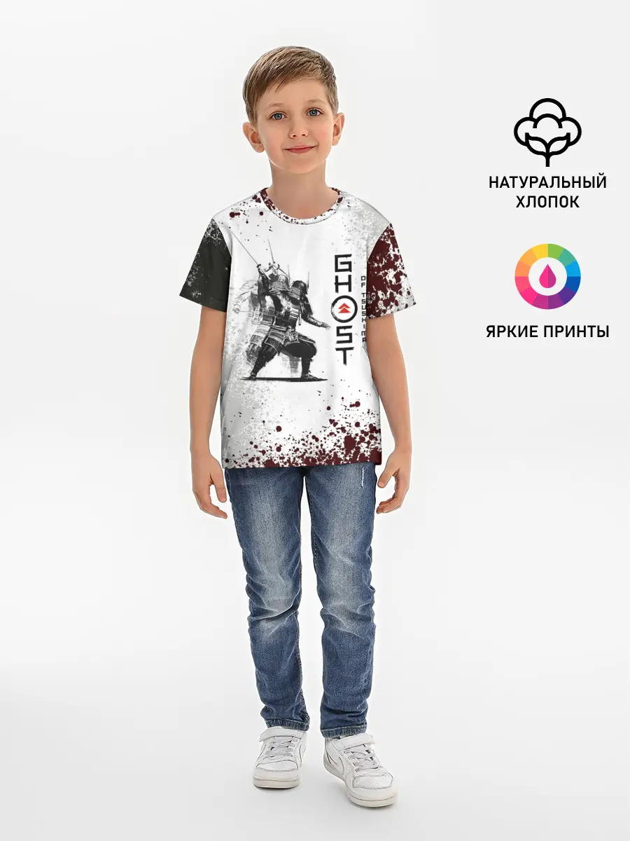 Детская базовая футболка / Ghost of Tsushim | Призрак Цусима
