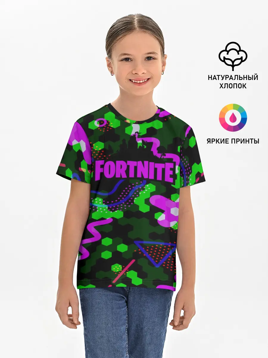 Детская базовая футболка / FORTNITE