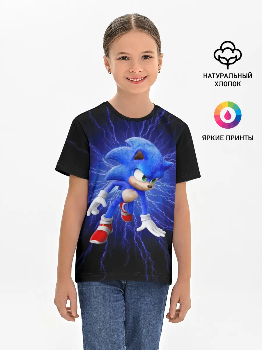 Детская базовая футболка / SONIC