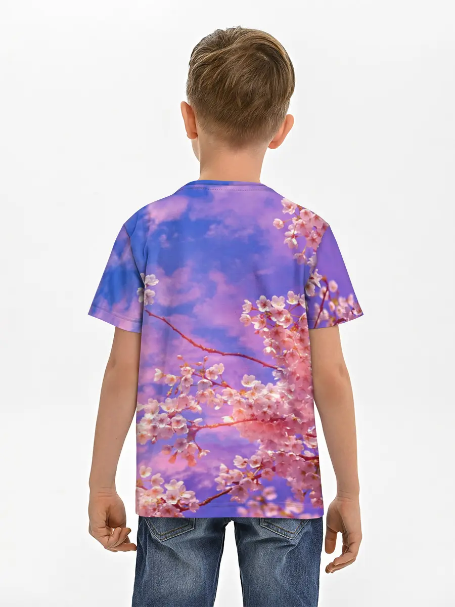 Детская базовая футболка / Сакура