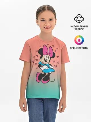 Детская базовая футболка / Минни Маус