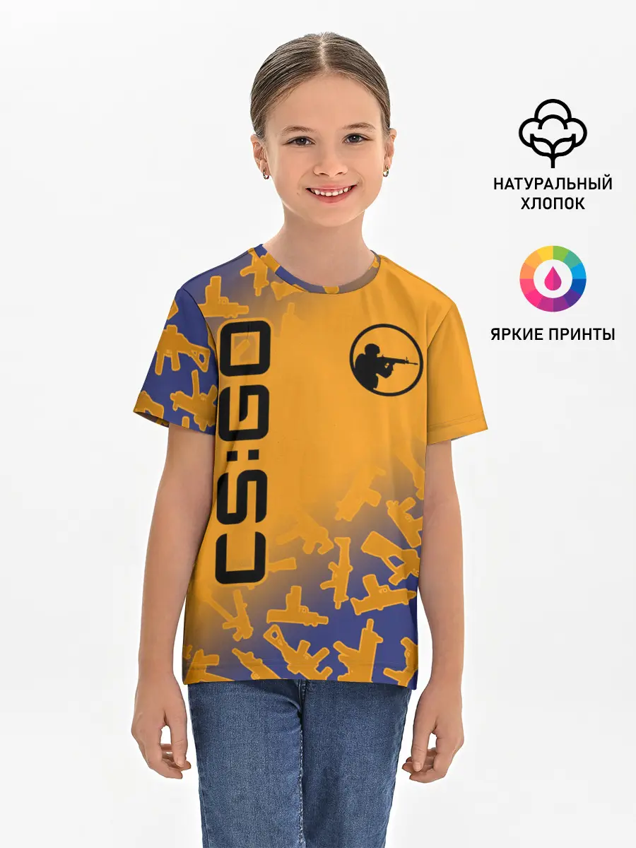 Детская базовая футболка / CS GO | КС ГО