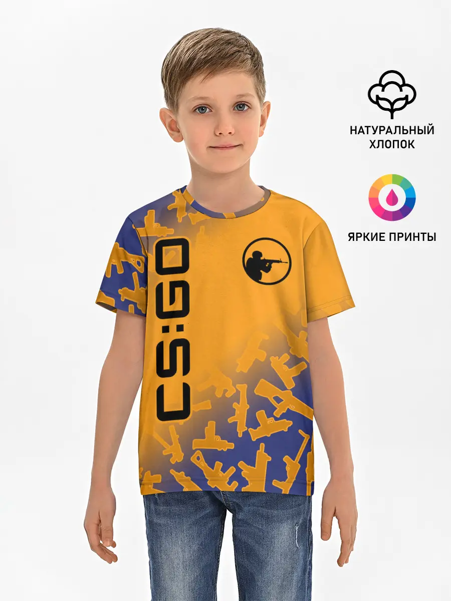 Детская базовая футболка / CS GO | КС ГО