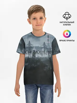 Детская базовая футболка / Chernobylite - ЧАЭС