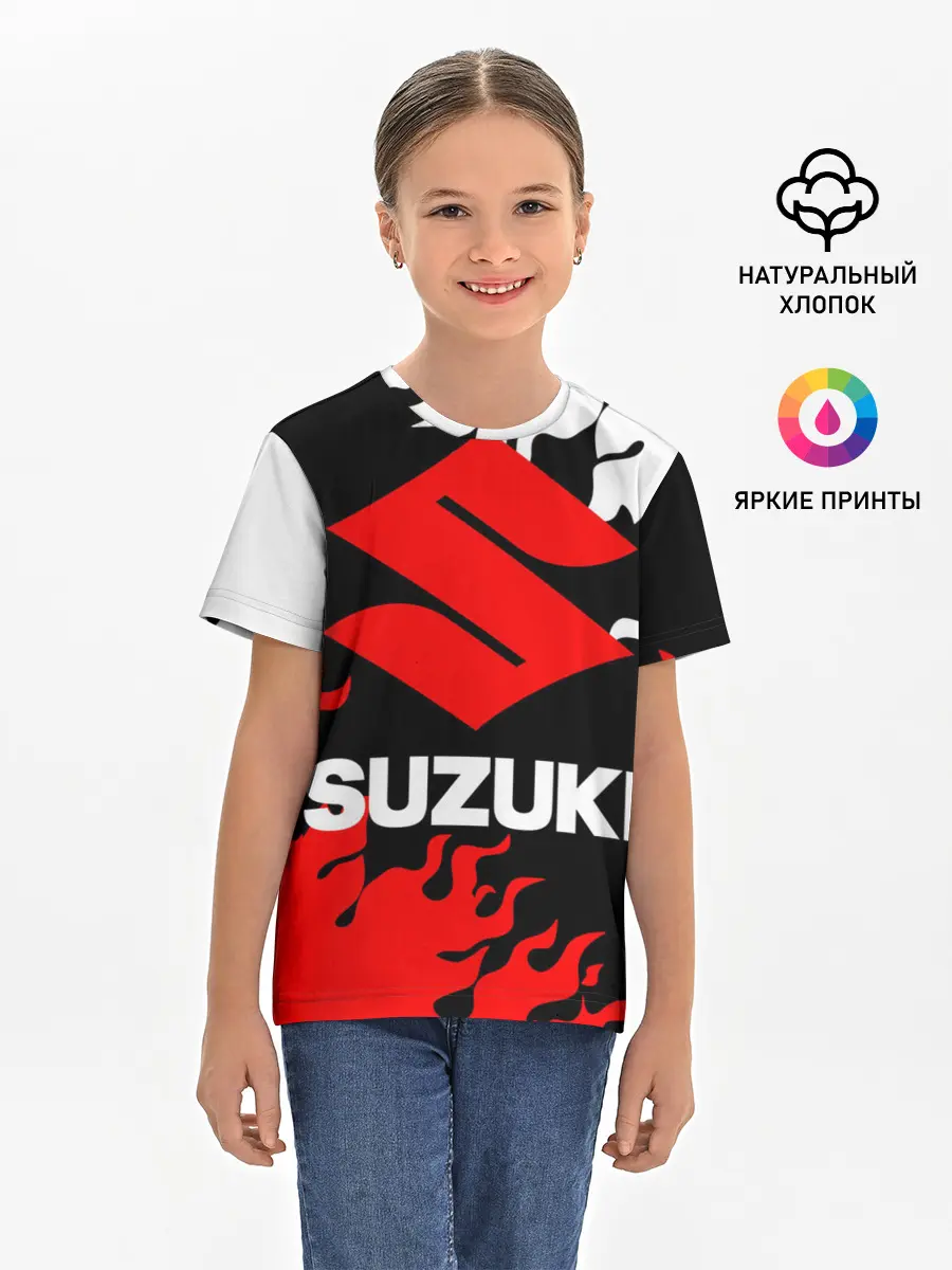 Детская базовая футболка / SUZUKI
