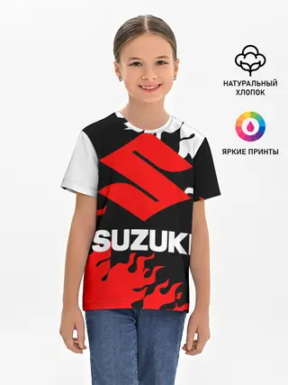 Детская базовая футболка / SUZUKI