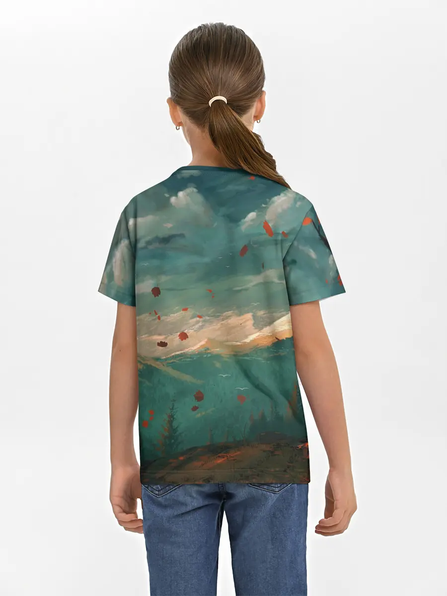 Детская базовая футболка / Горы