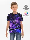 Детская базовая футболка / Фрактал линии