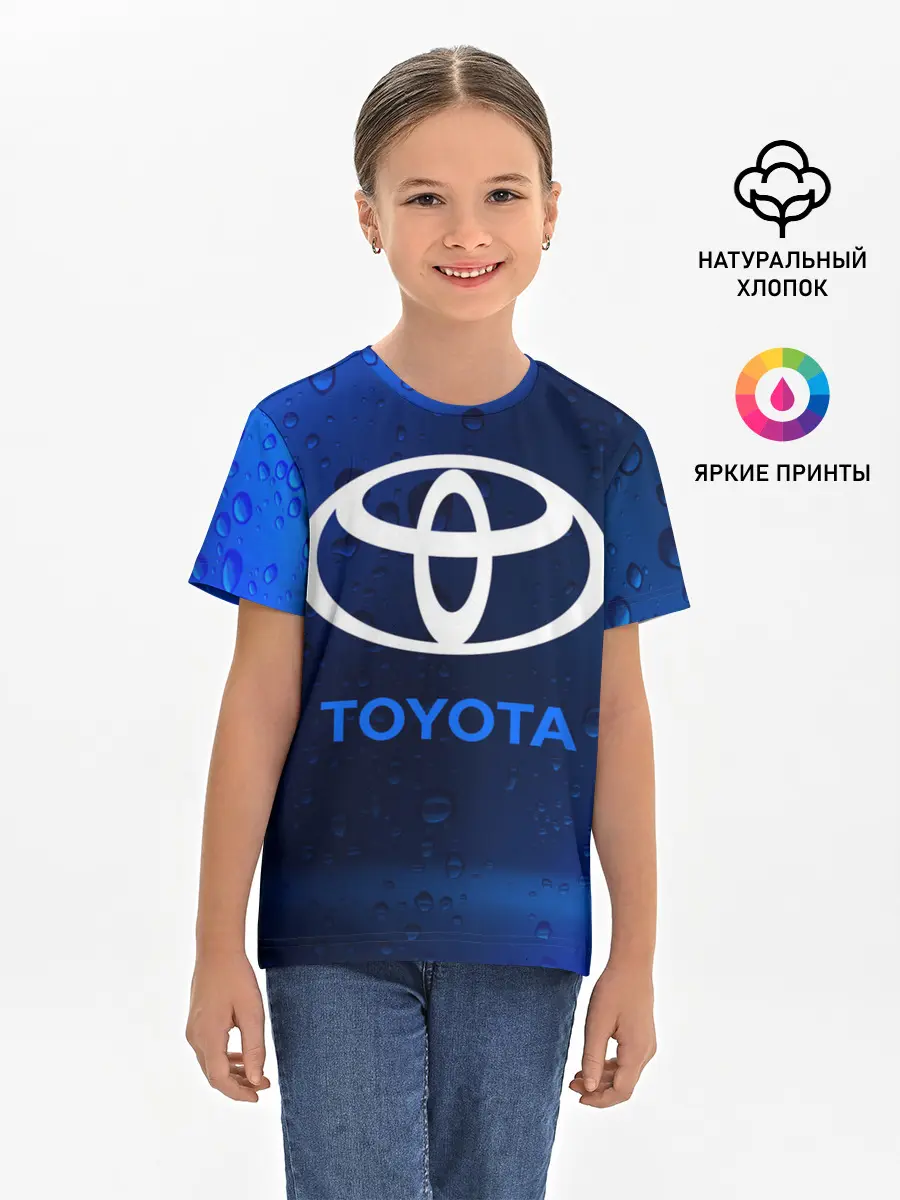 Детская базовая футболка / TOYOTA / ТОЙОТА