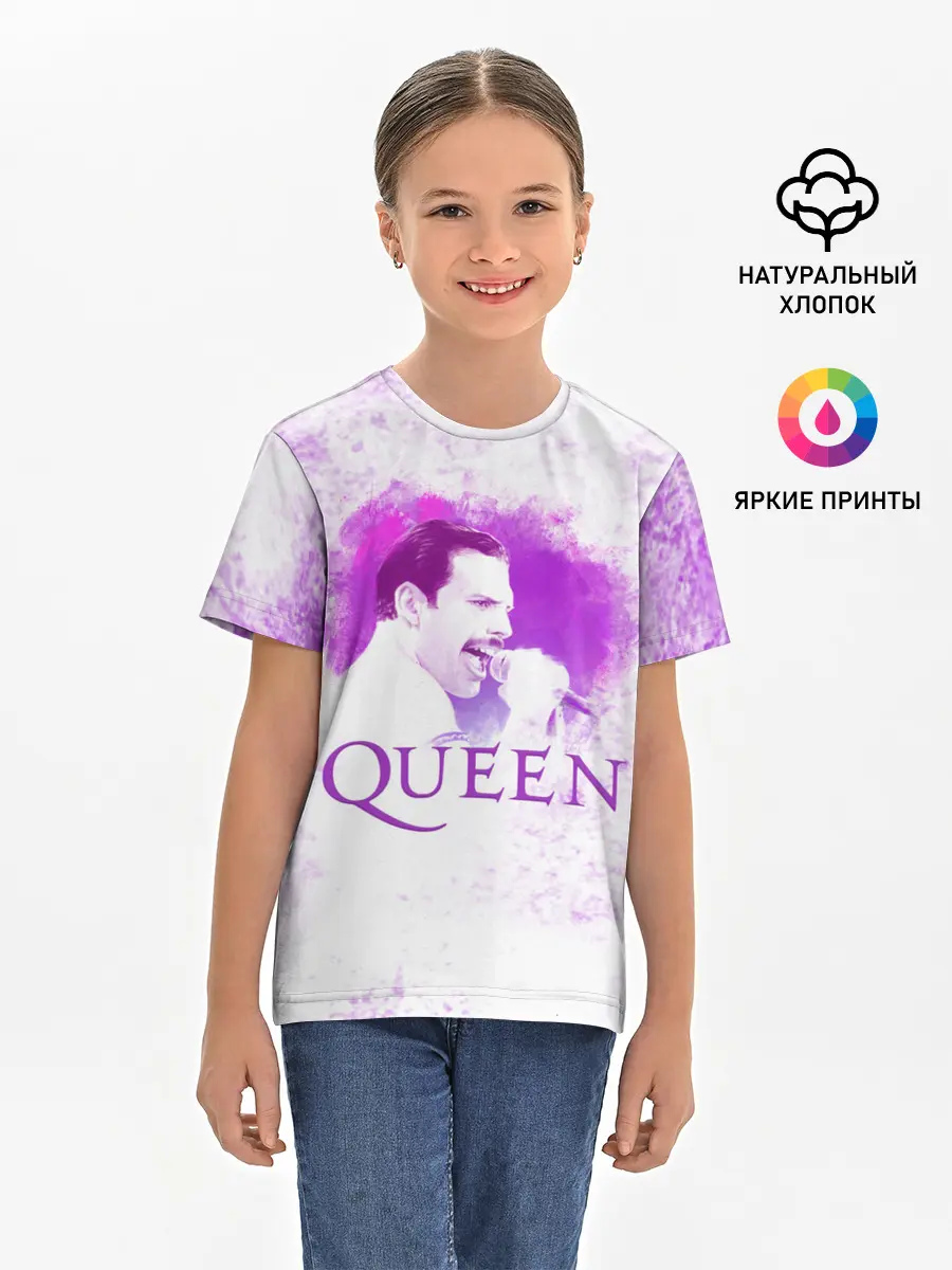 Детская базовая футболка / Freddie Mercury | Queen