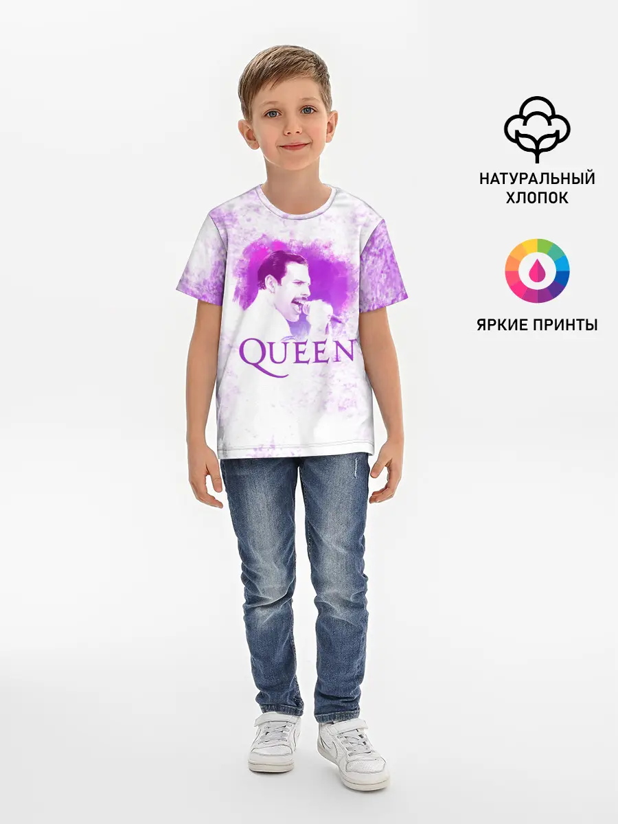 Детская базовая футболка / Freddie Mercury | Queen