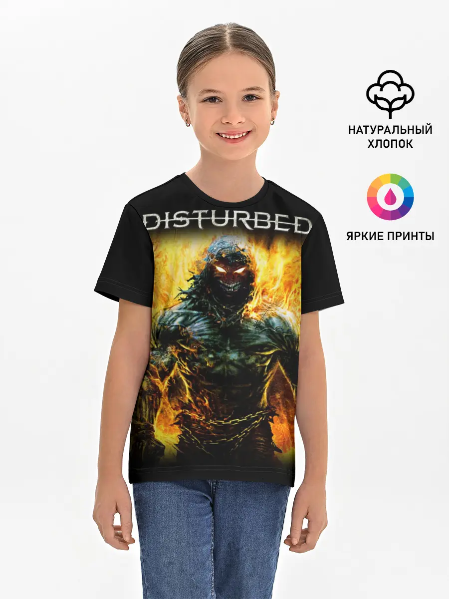 Детская базовая футболка / Disturbed