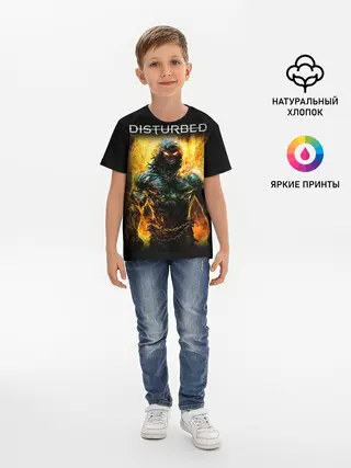 Детская базовая футболка / Disturbed