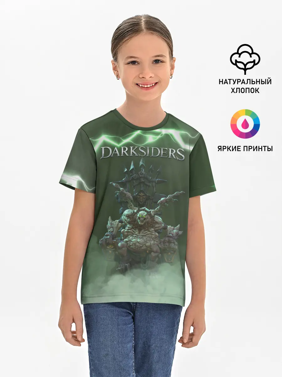 Детская базовая футболка / Darksiders | Гнев Войны