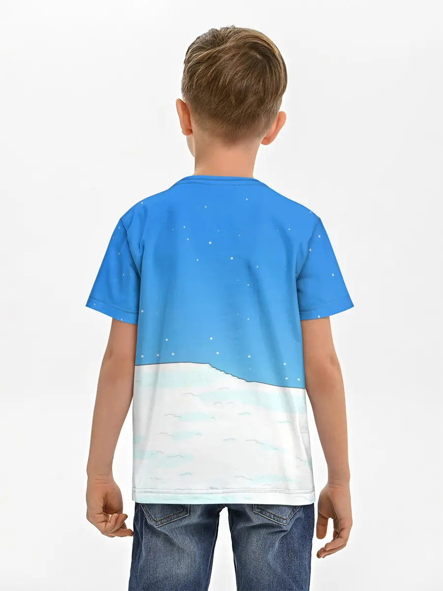 Детская базовая футболка / Simpsons New Year