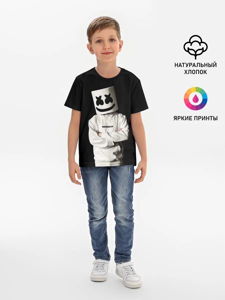 Детская базовая футболка / Marshmello