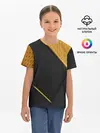 Детская базовая футболка / 3D BLACK & GOLD