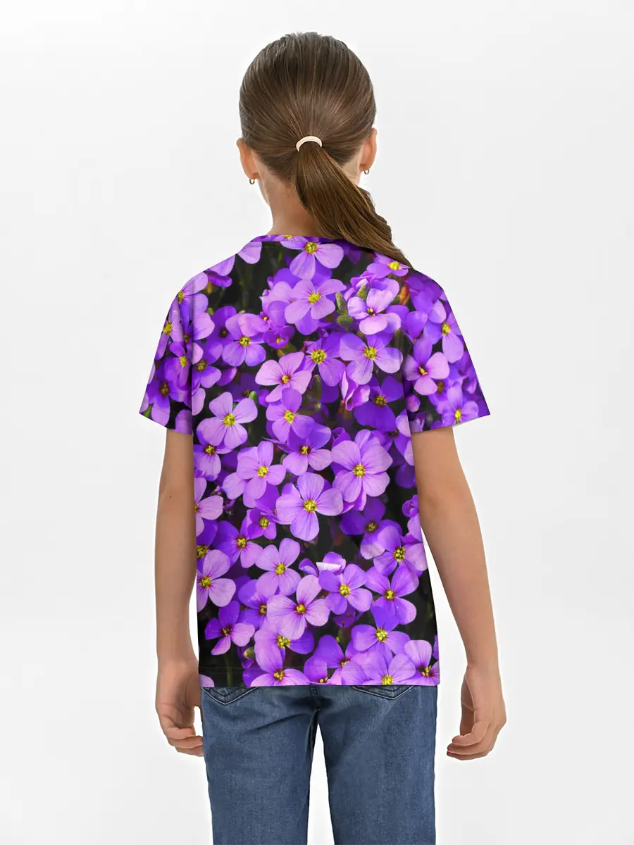 Детская базовая футболка / Сирень