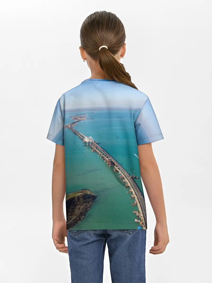 Детская базовая футболка / Крымский мост