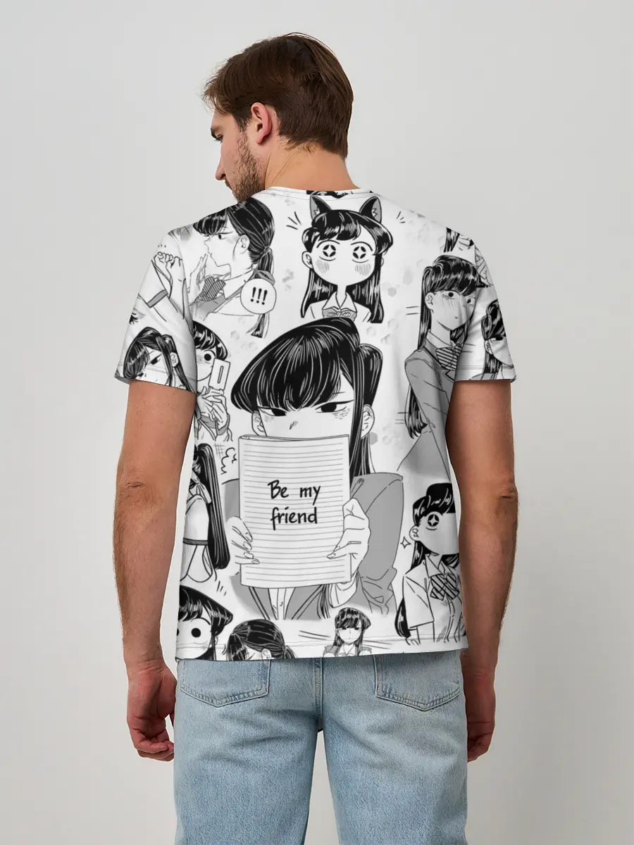 Мужская базовая футболка / Be my friend
