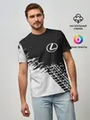 Мужская базовая футболка / LEXUS / ЛЕКСУС