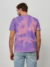 Мужская базовая футболка / Фиолетовый ТАЙ ДАЙ