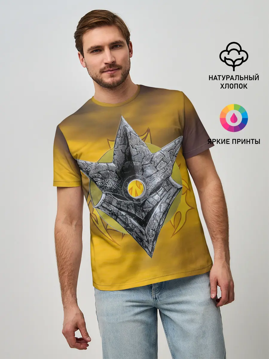 Мужская базовая футболка / Black-Ash Inheritance - In Flames