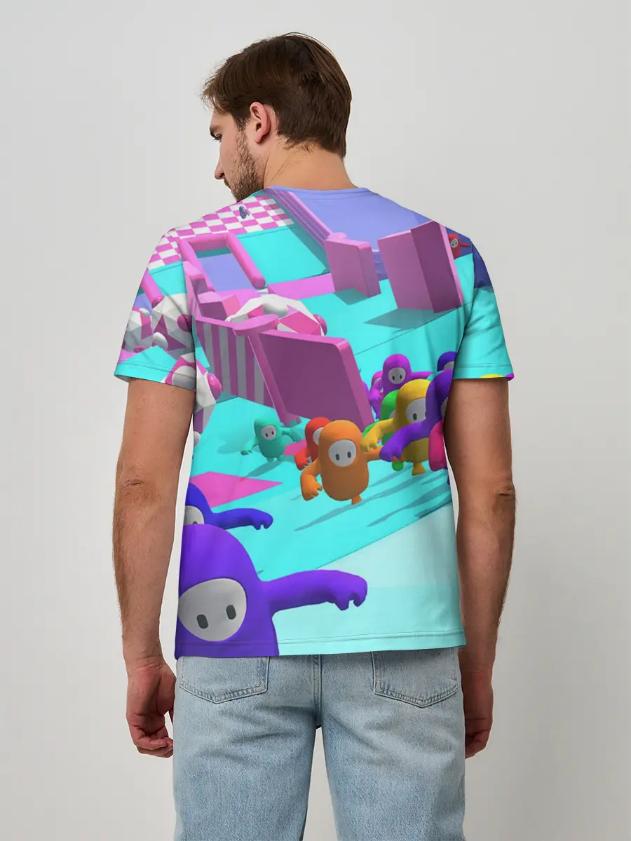 Мужская базовая футболка / Fall Guys