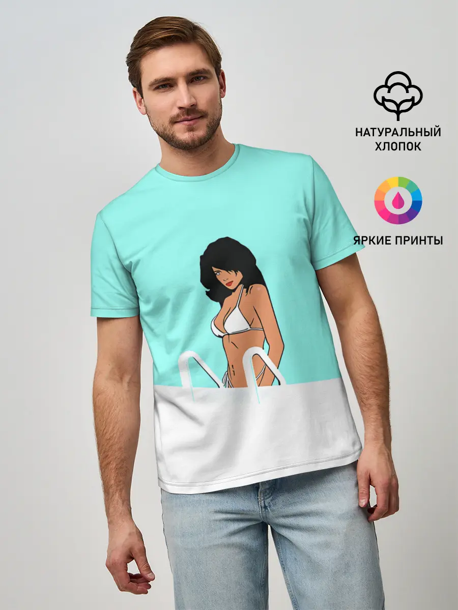 Мужская базовая футболка / Кэнди Сакс | GTA