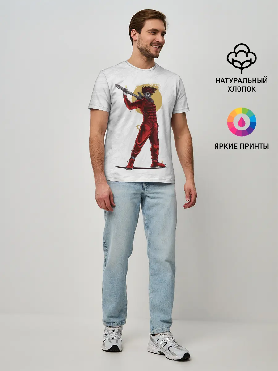 Мужская базовая футболка / MICK THOMSON | SLIPKNOT | СЛИПКНОТ