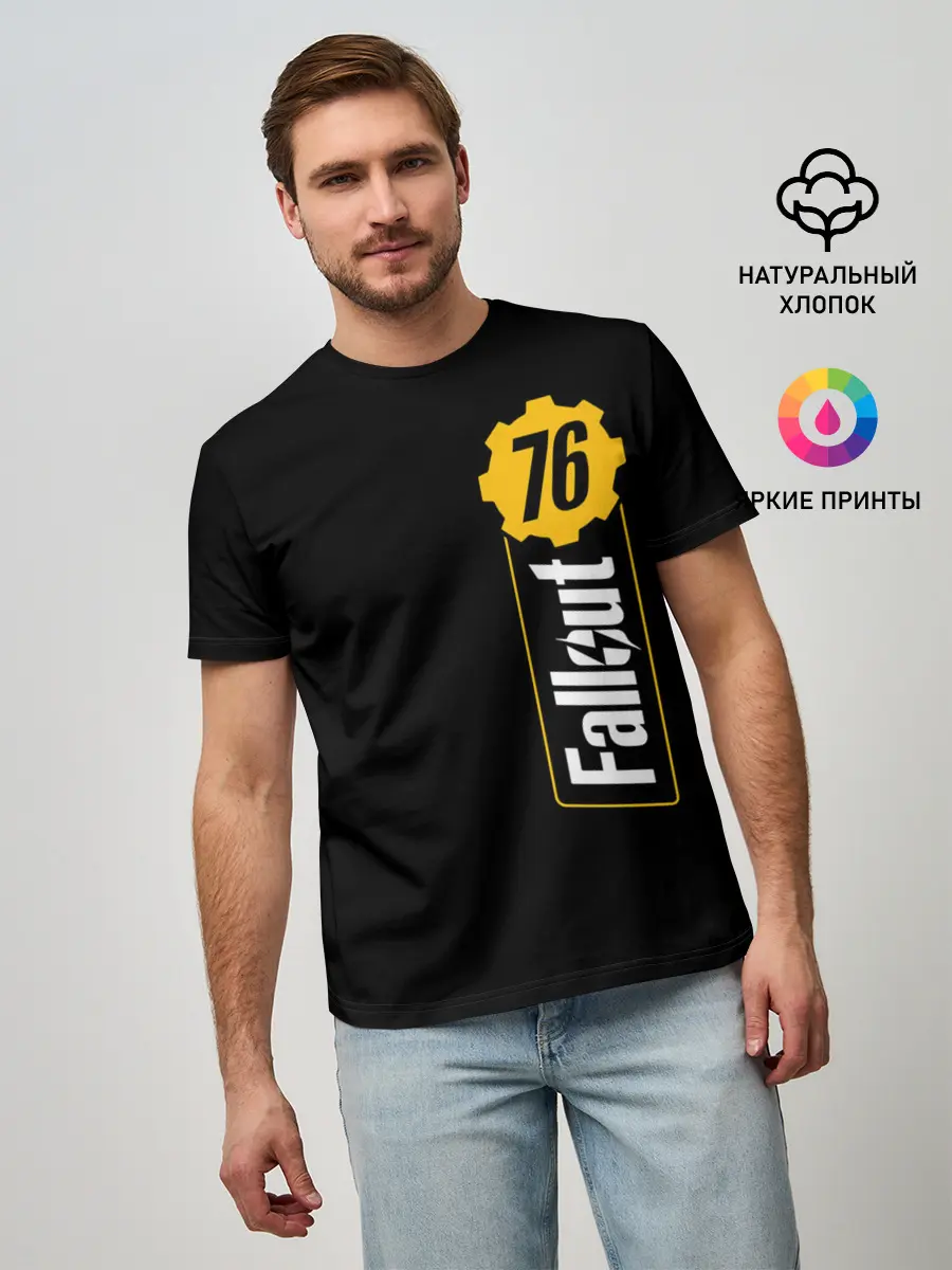 Мужская базовая футболка / FALLOUT_76.