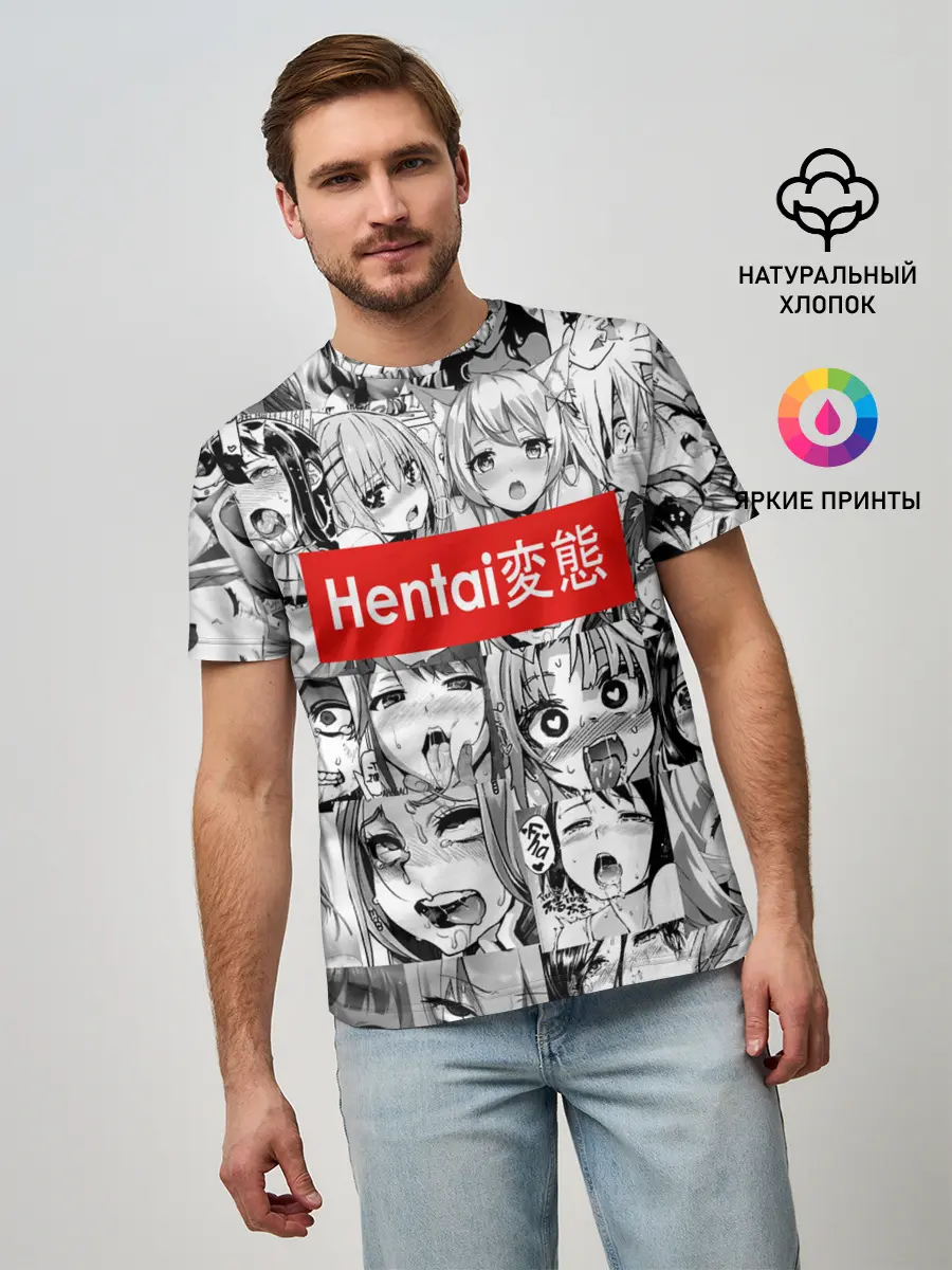 Мужская базовая футболка / Японская анимация