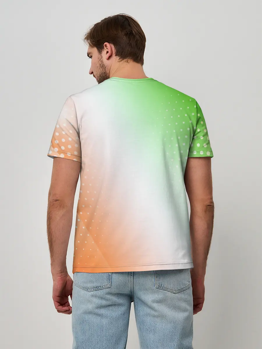 Мужская базовая футболка / Поп Ит - Динозавр - Абстракция