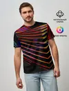 Мужская базовая футболка / STRIPES COLOR