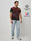 Мужская базовая футболка / STRIPES COLOR