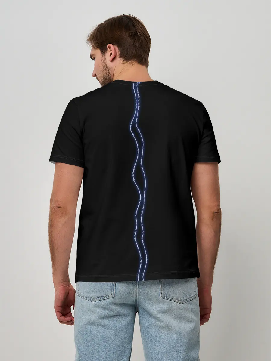 Мужская базовая футболка / Лого Кис-кис