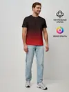 Мужская базовая футболка / RED CARBON