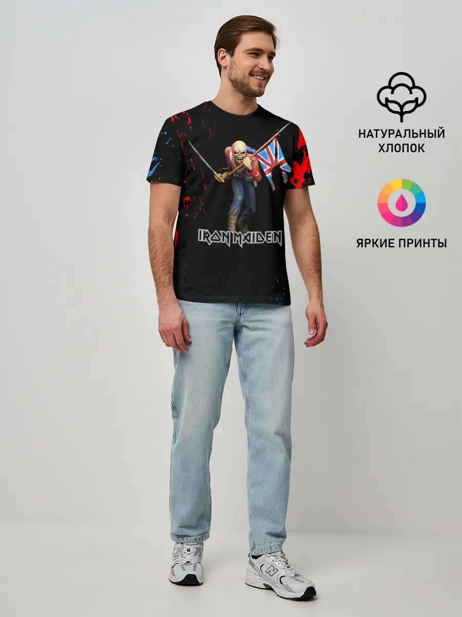 Мужская базовая футболка / IRON MAIDEN | АЙРОН МЕЙДЕН