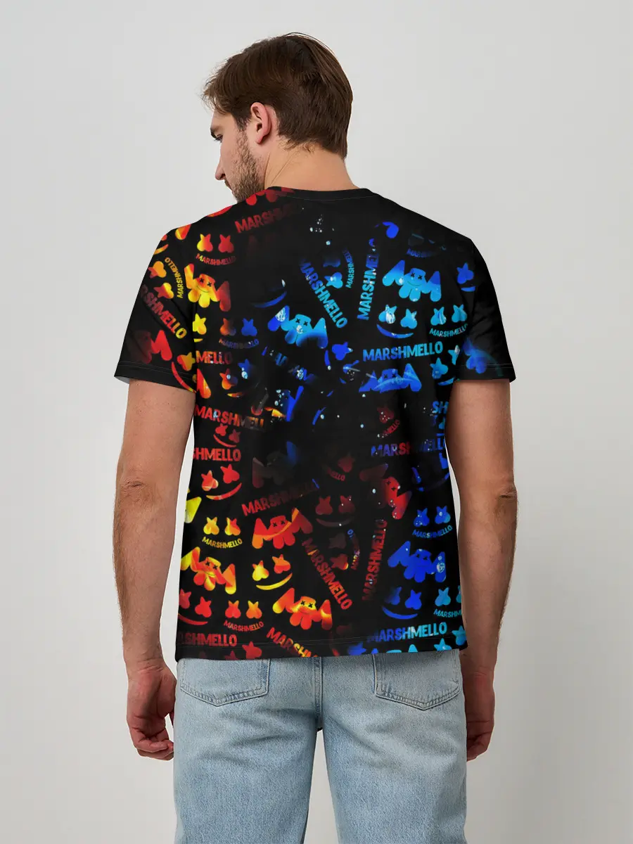 Мужская базовая футболка / MARSMELLO FIRE