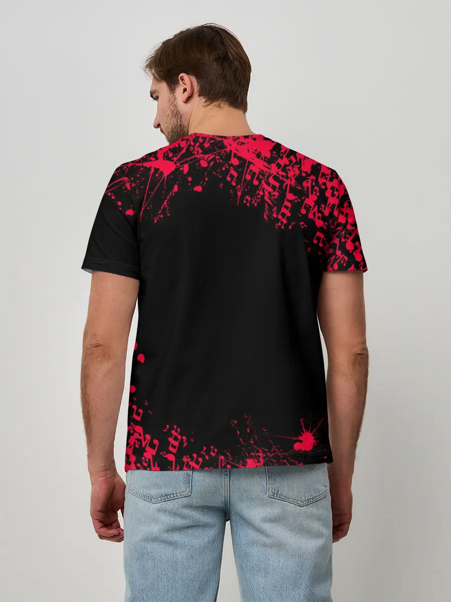 Мужская базовая футболка / HAZBIN HOTEL ALASTOR.