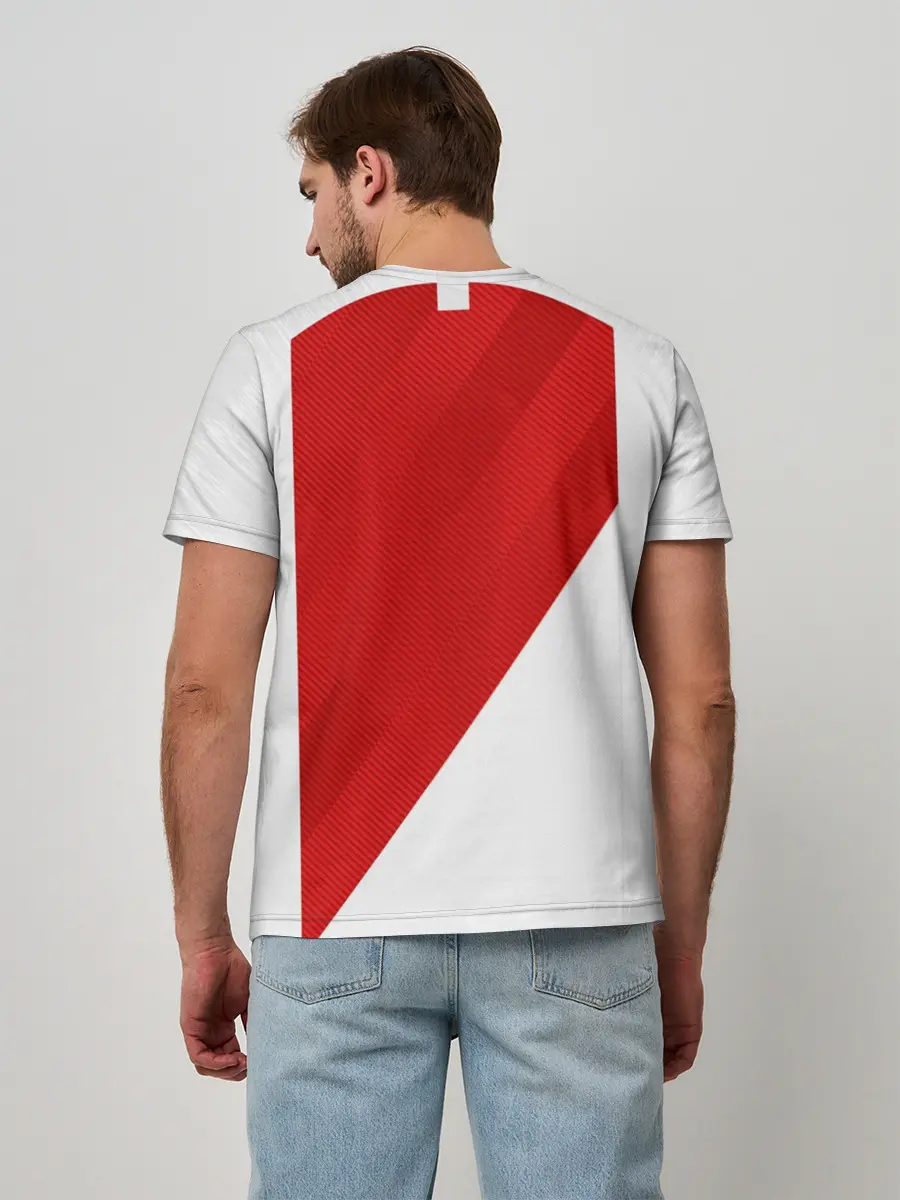 Мужская базовая футболка / Monaco home 18-19