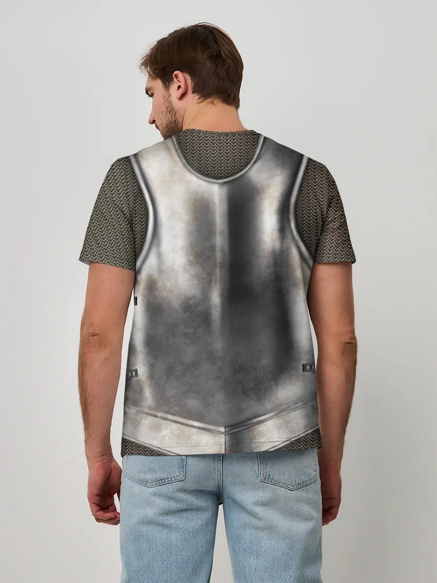 Мужская базовая футболка / Доспех рыцаря