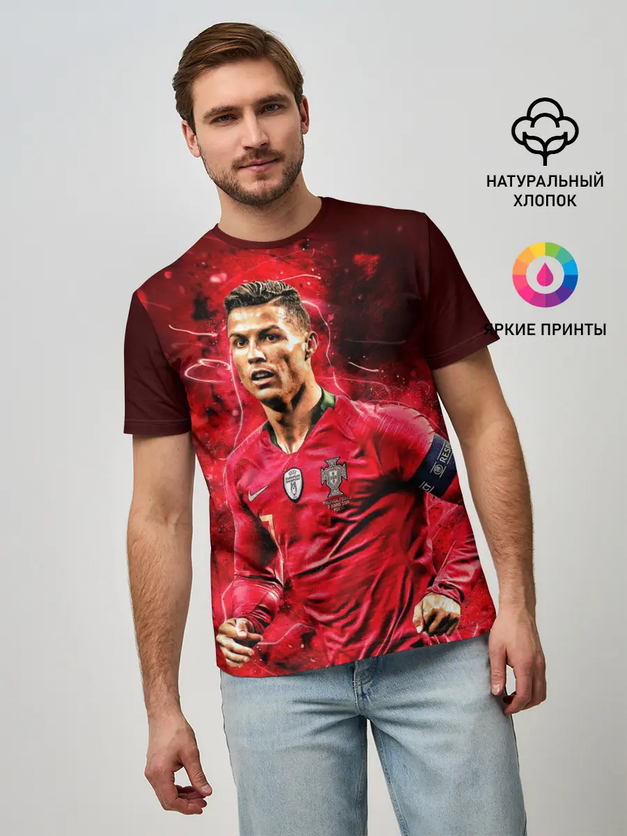 Мужская базовая футболка / Криштиану Роналду