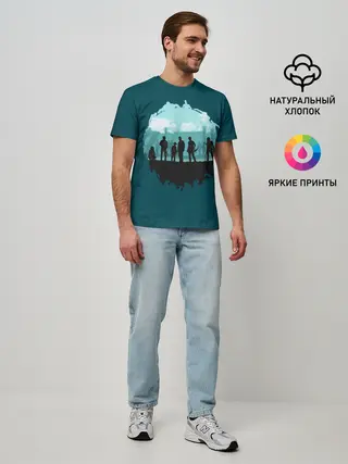 Мужская базовая футболка / Ходячие Мертвецы